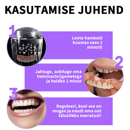 【Tasumine kättesaamisel】𝐁𝐢𝐤𝐞𝐧𝐝𝐚™💎 Silikoonist Hambaproteeside Komplekt (🏆Aja piiratud allahindlus! Viimased 30 minutit🔥)