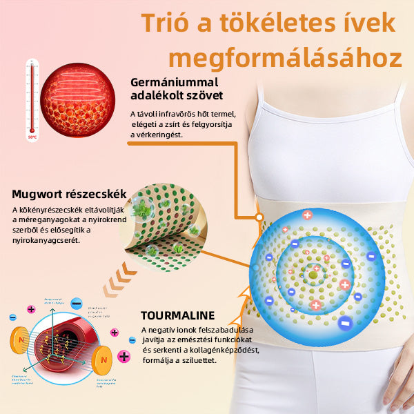 【Fizetés a szállításkor】𝐅𝐥𝐨𝐮𝐫𝐢𝐬™💎 Mikro-Vibrációs Cickafark Testformáló Derékvédő 🏆 (Ajánlott a Plasztikai Sebészek Által)🔥